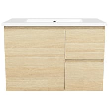 Nevada 750mm Wall Hung Vanity with Ceramic Countertop